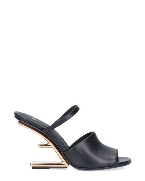 fendi print sandals|fendi high heels sandals.